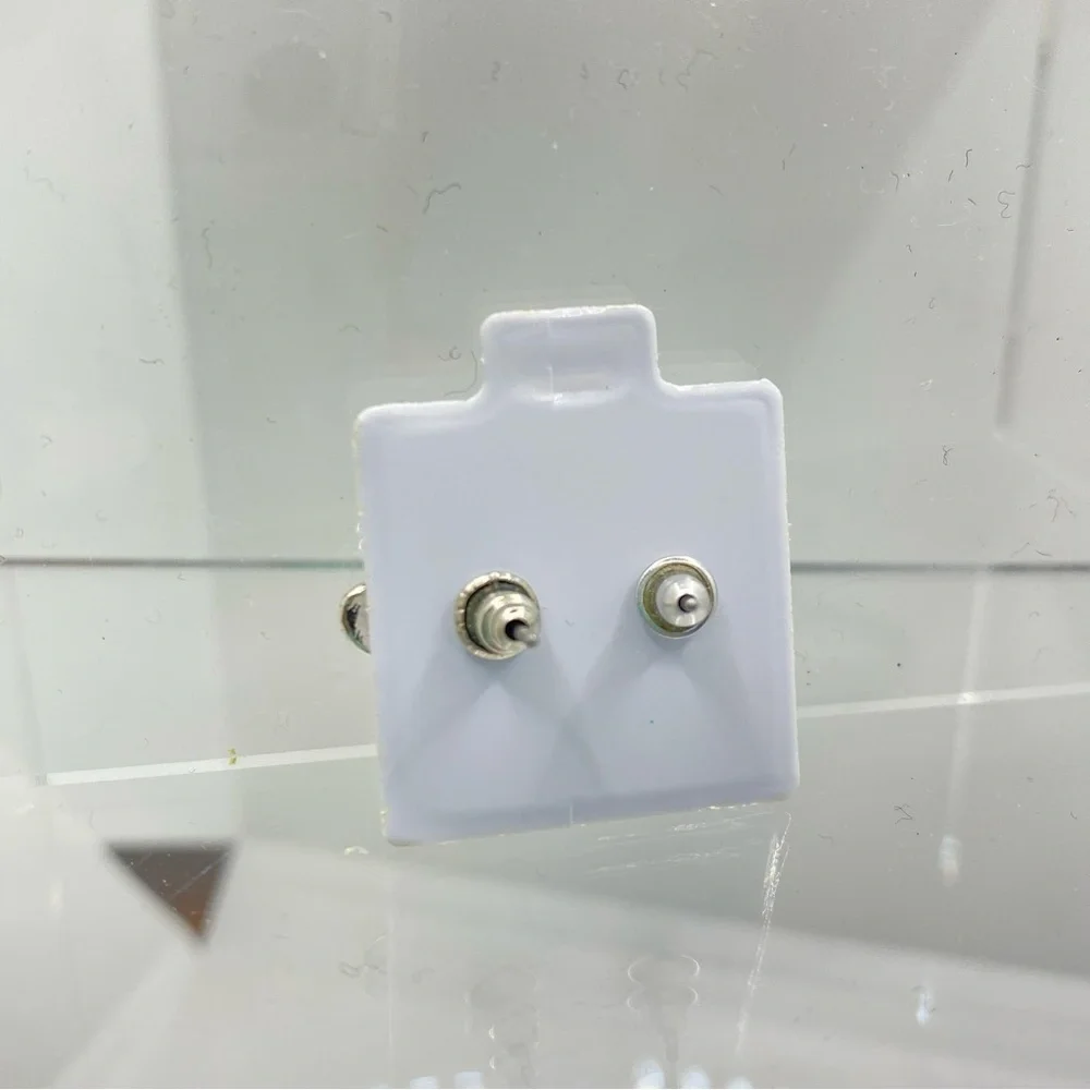Butterfly/ Elephant/ Owl Silver-Tone & Rhinestone Stud Pierced Earrings Set of 3